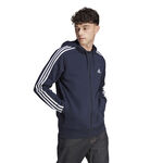 Oblečení adidas Essentials French Terry 3-Stripes Full-Zip Hoodie